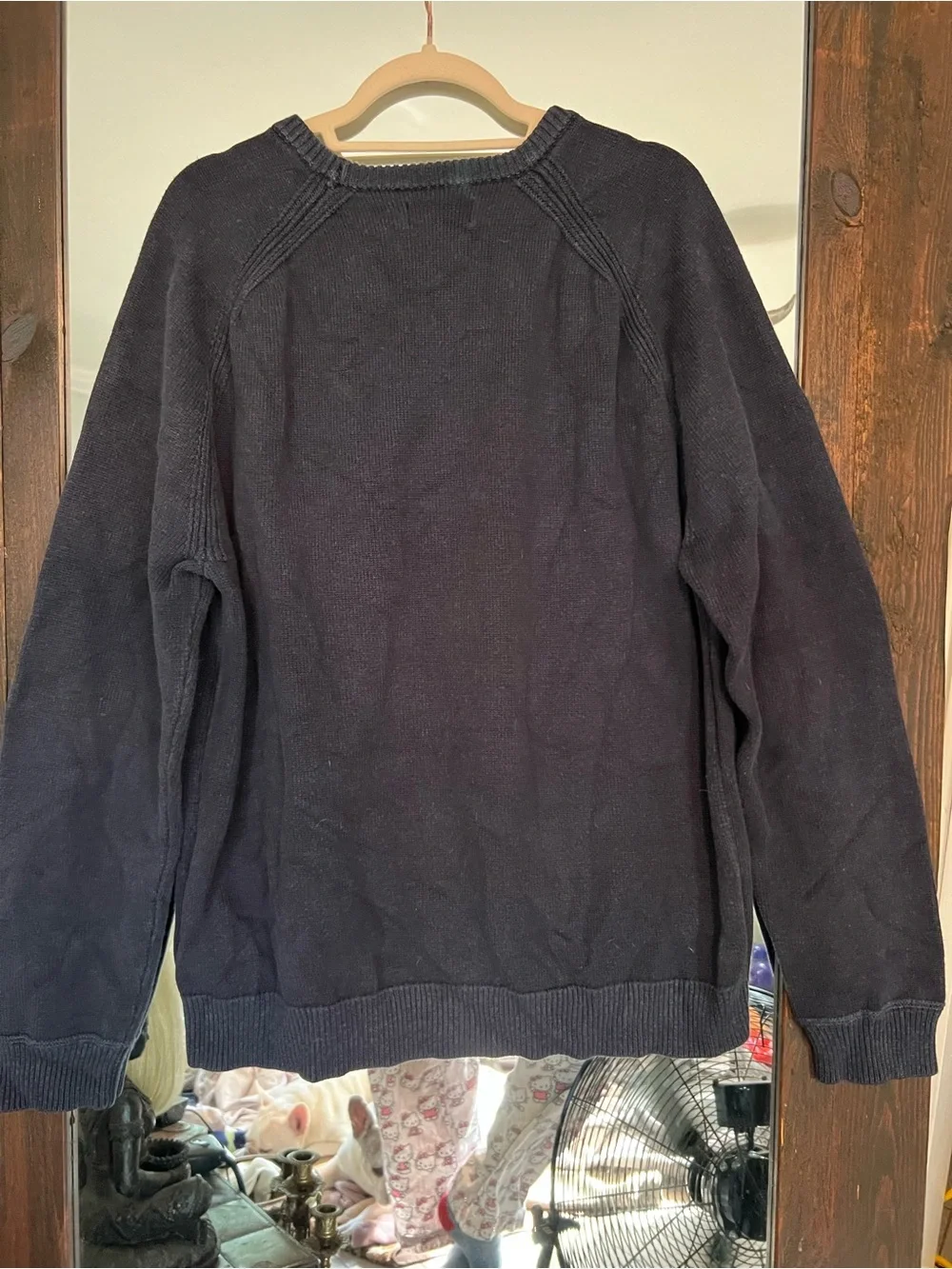 Polo by Ralph Lauren VTG Navy Crewneck Sweater, NO FLAWS
